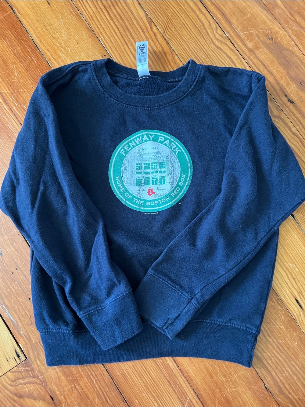Fenway Park Kids Crewneck Sweatshirt - Navy